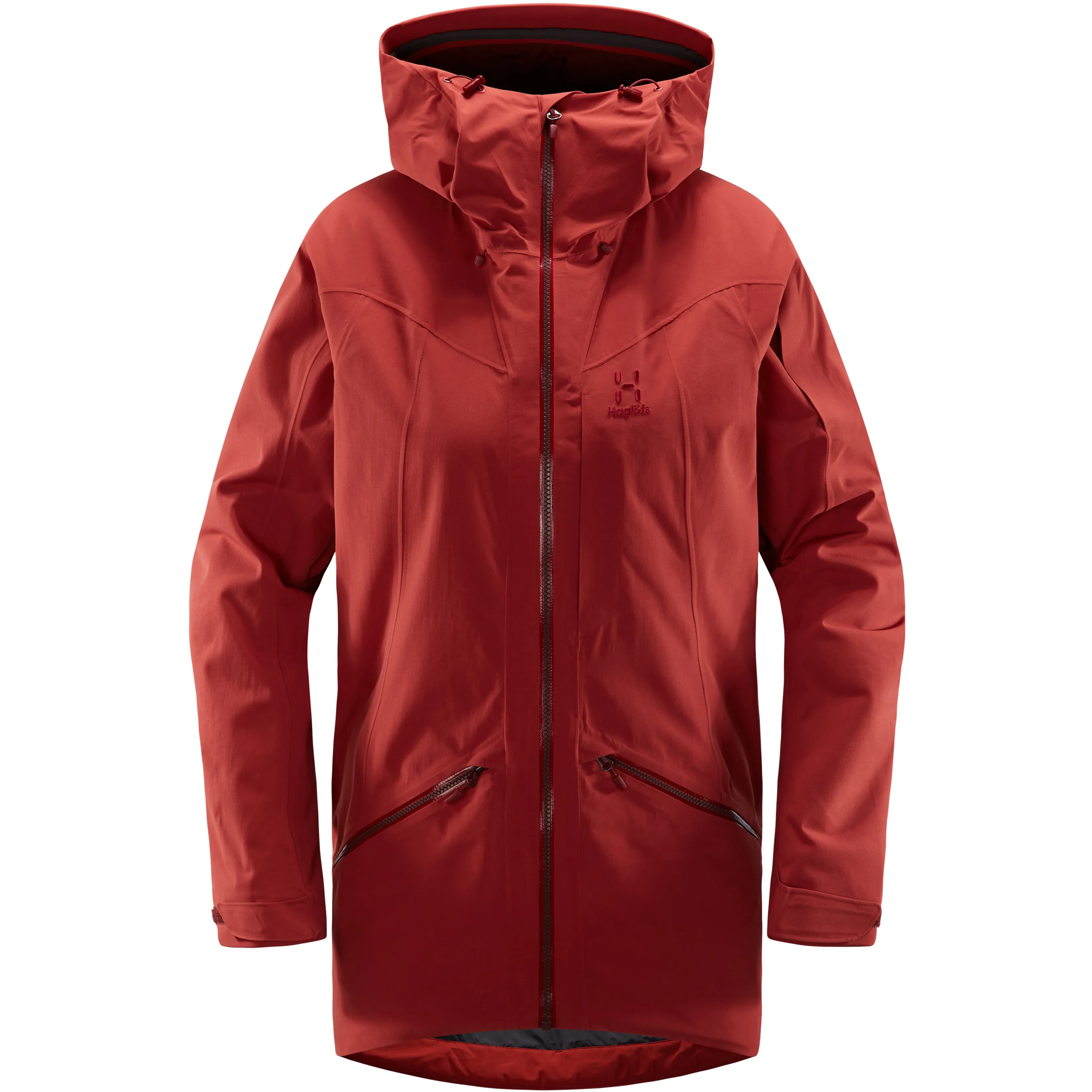 Haglöfs Niva Insulated Parka Women Brick Red | Buy Haglöfs Niva Insulated Parka Women Brick Red here | Outnorth