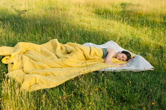 HEMP Linen natural blanket quilt - linen soft fabric   filler organic Hemp fiber - Full Queen King custom size