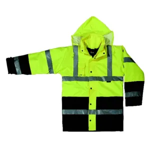 Herock Hi-Vis Contrast Parka Work Coat Jacket Various Colours