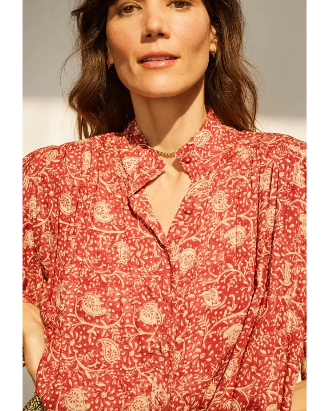 Iris Top Water Lily Terracotta