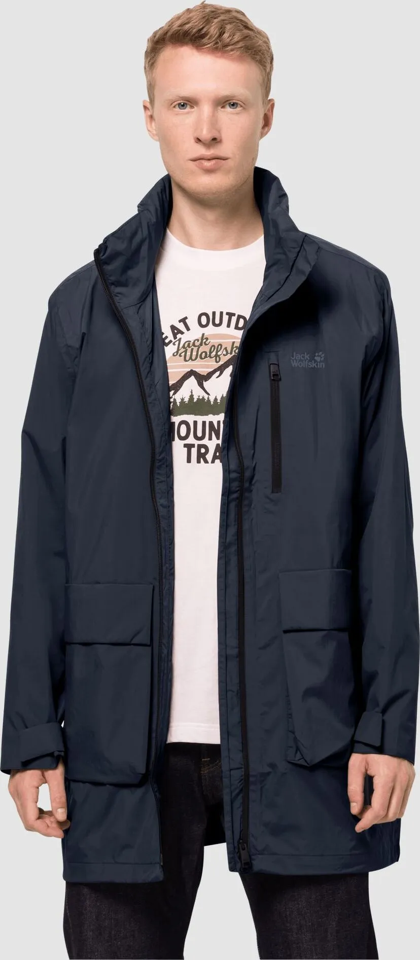 Jack Wolfskin Men&#x27;s Norden Port Parka Night Blue | Buy Jack Wolfskin Men&#x27;s Norden Port Parka Night Blue here | Outnorth