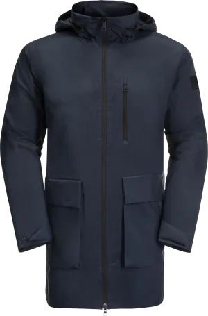 Jack Wolfskin Men&#x27;s Norden Port Parka Night Blue | Buy Jack Wolfskin Men&#x27;s Norden Port Parka Night Blue here | Outnorth