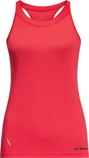 Jack Wolfskin Women&#x27;s Tasman Tank Tulip Red | Buy Jack Wolfskin Women&#x27;s Tasman Tank Tulip Red here | Outnorth