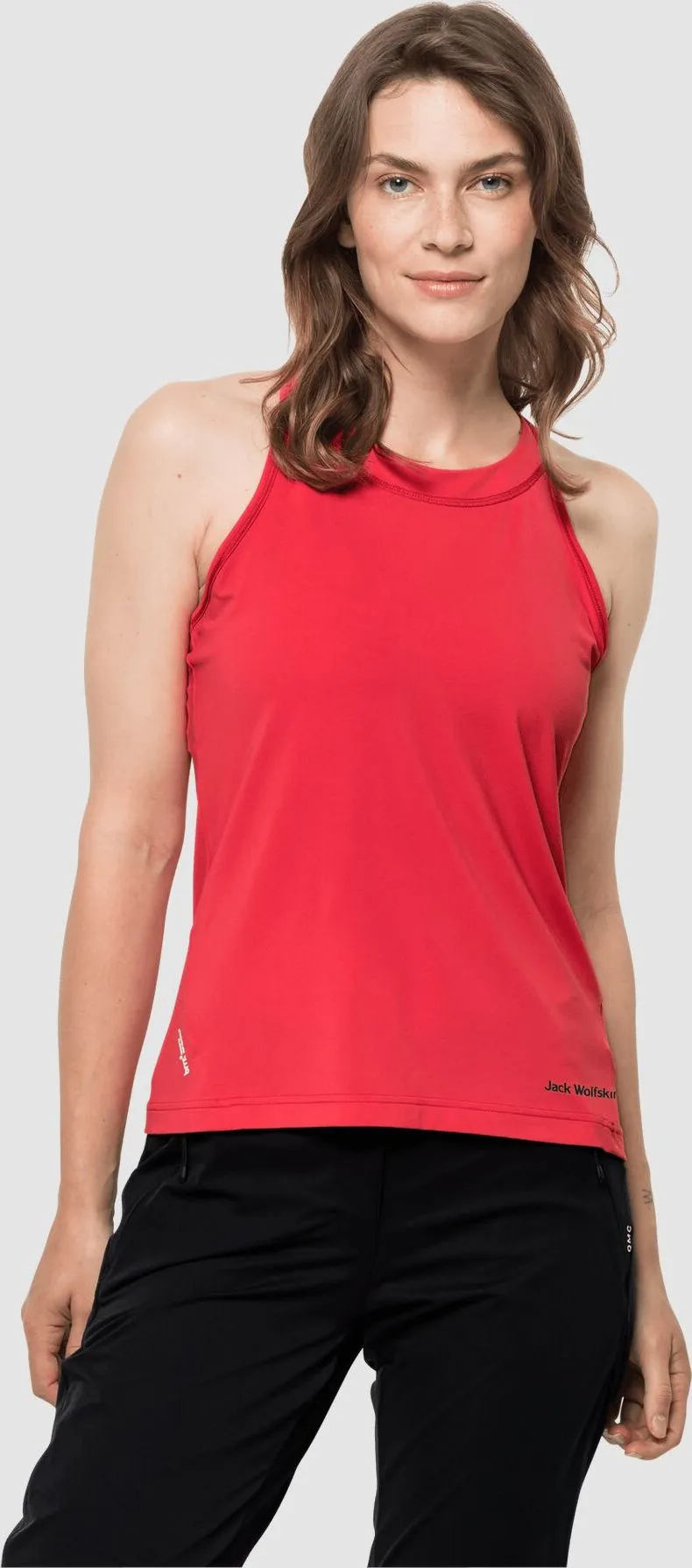 Jack Wolfskin Women&#x27;s Tasman Tank Tulip Red | Buy Jack Wolfskin Women&#x27;s Tasman Tank Tulip Red here | Outnorth