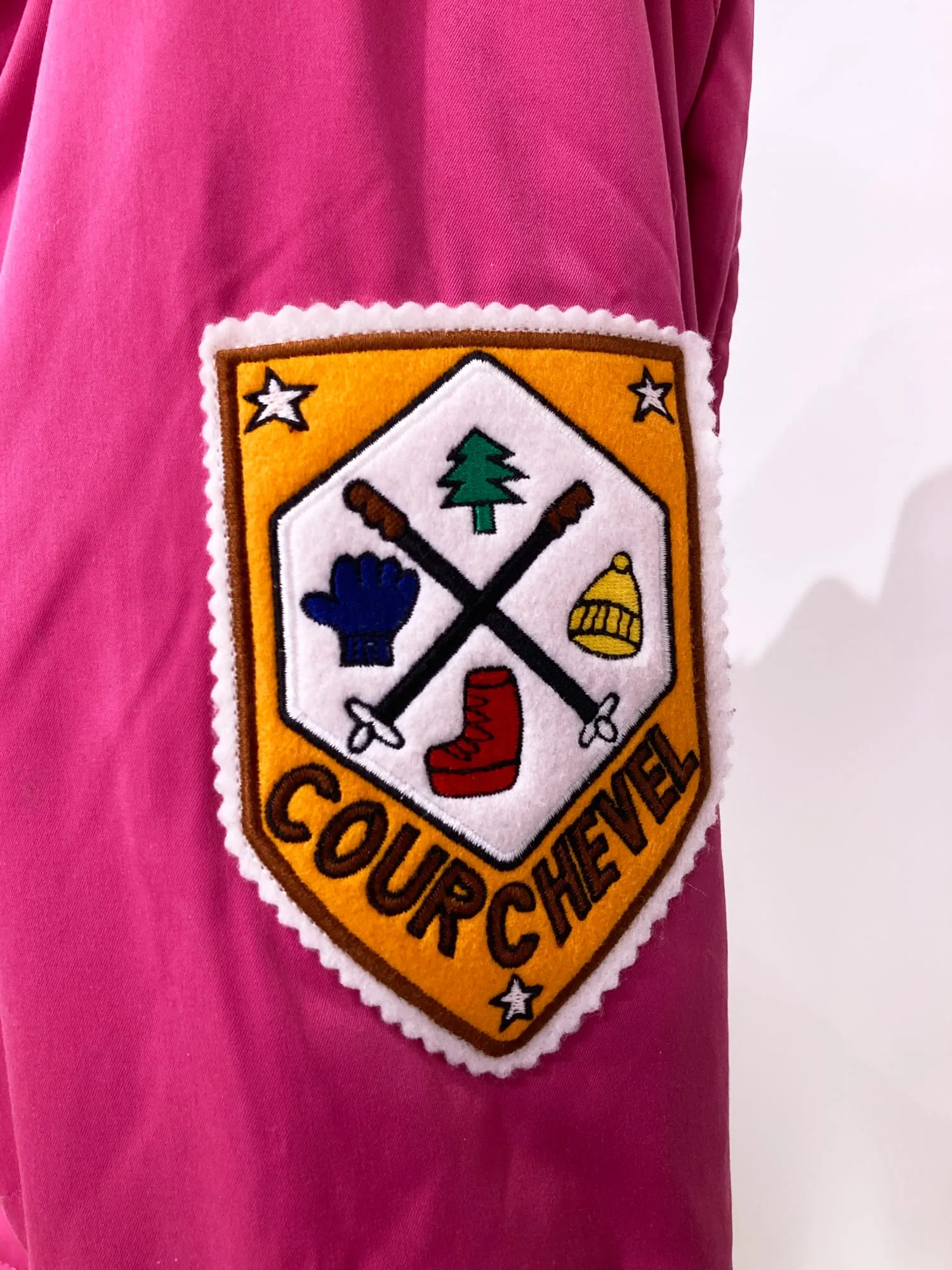 Jean-Charles de Castelbajac Sport 1990s padded pink ski jacket - size 1 S