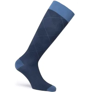 JOBST Casual Pattern Knee High Compression Socks, 15-20 mmHg, Closed Toe