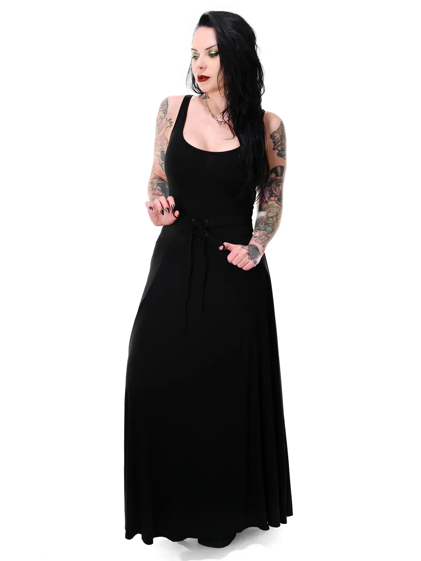 Lace Up Maxi Skirt FOXBLOOD