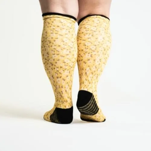Lazy Daisies Diabetic Compression Socks