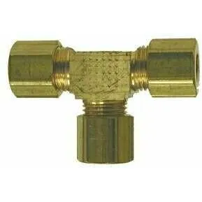 Lead Free Brass Compression Tee
