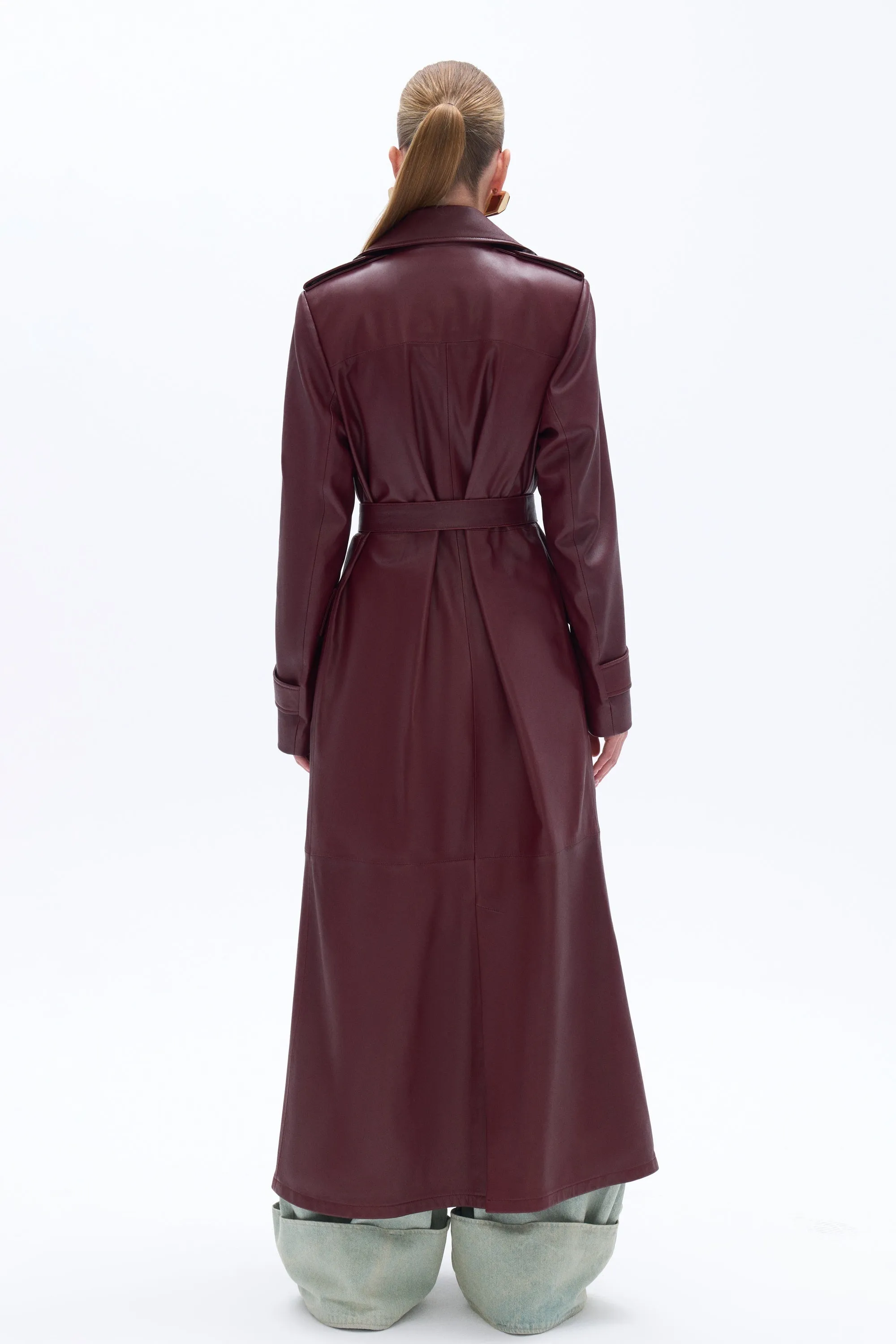 Leather Trench Coat