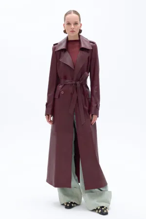 Leather Trench Coat