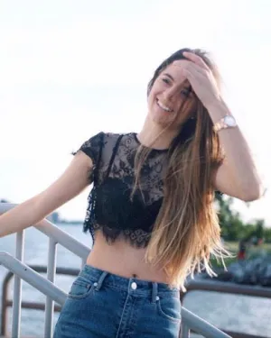 Lourdes Black Lace Bolero Crop Top