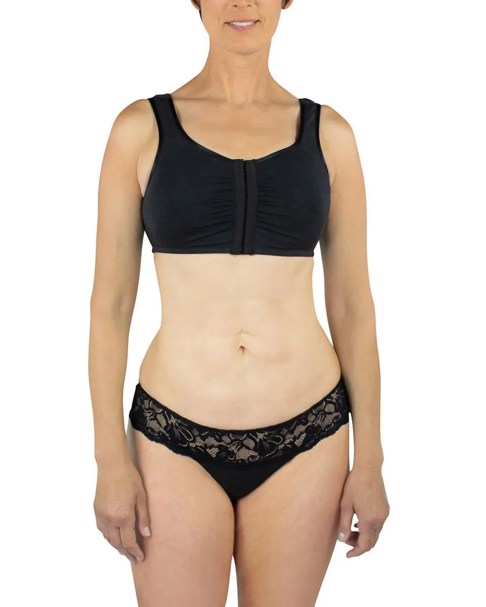 Maia Front Close Bra in Black