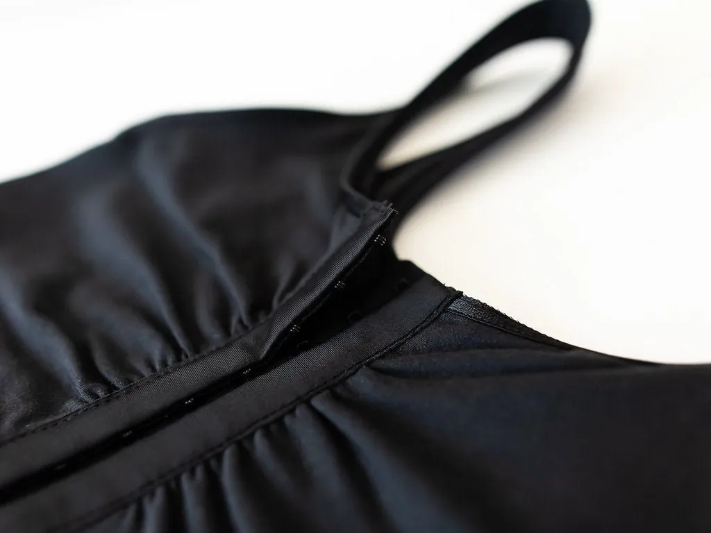 Maia Front Close Bra in Black