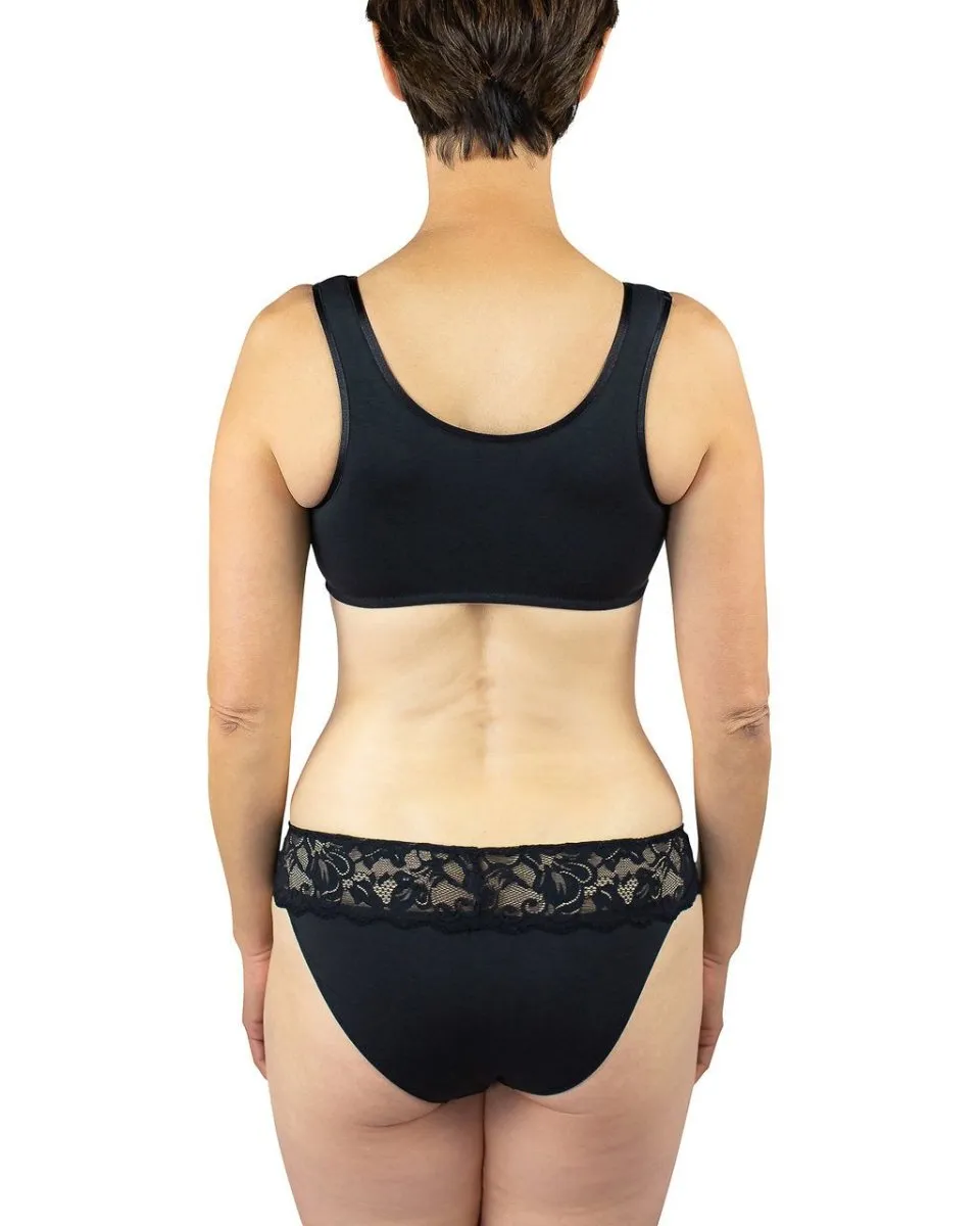 Maia Front Close Bra in Black