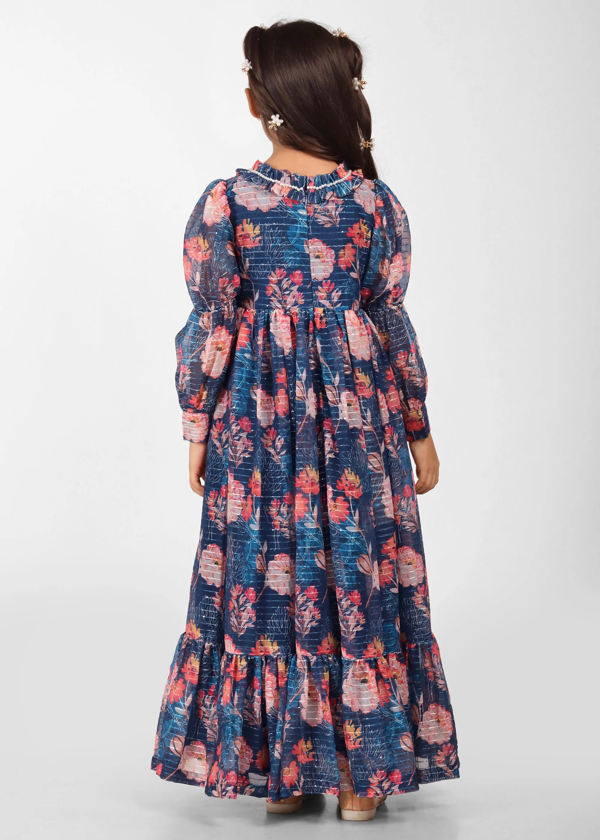 Midnight Garden Floral Maxi Dress