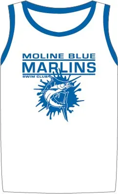 Moline Blue Marlins - Team Mesh Tank Top