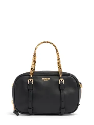Moschino   Mini Lettering Napa top handle bag 