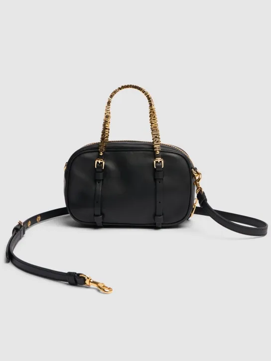 Moschino   Mini Lettering Napa top handle bag 