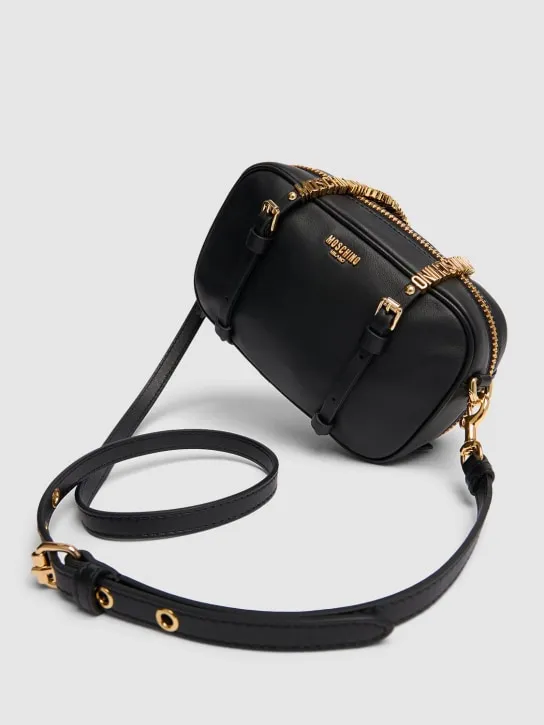 Moschino   Mini Lettering Napa top handle bag 