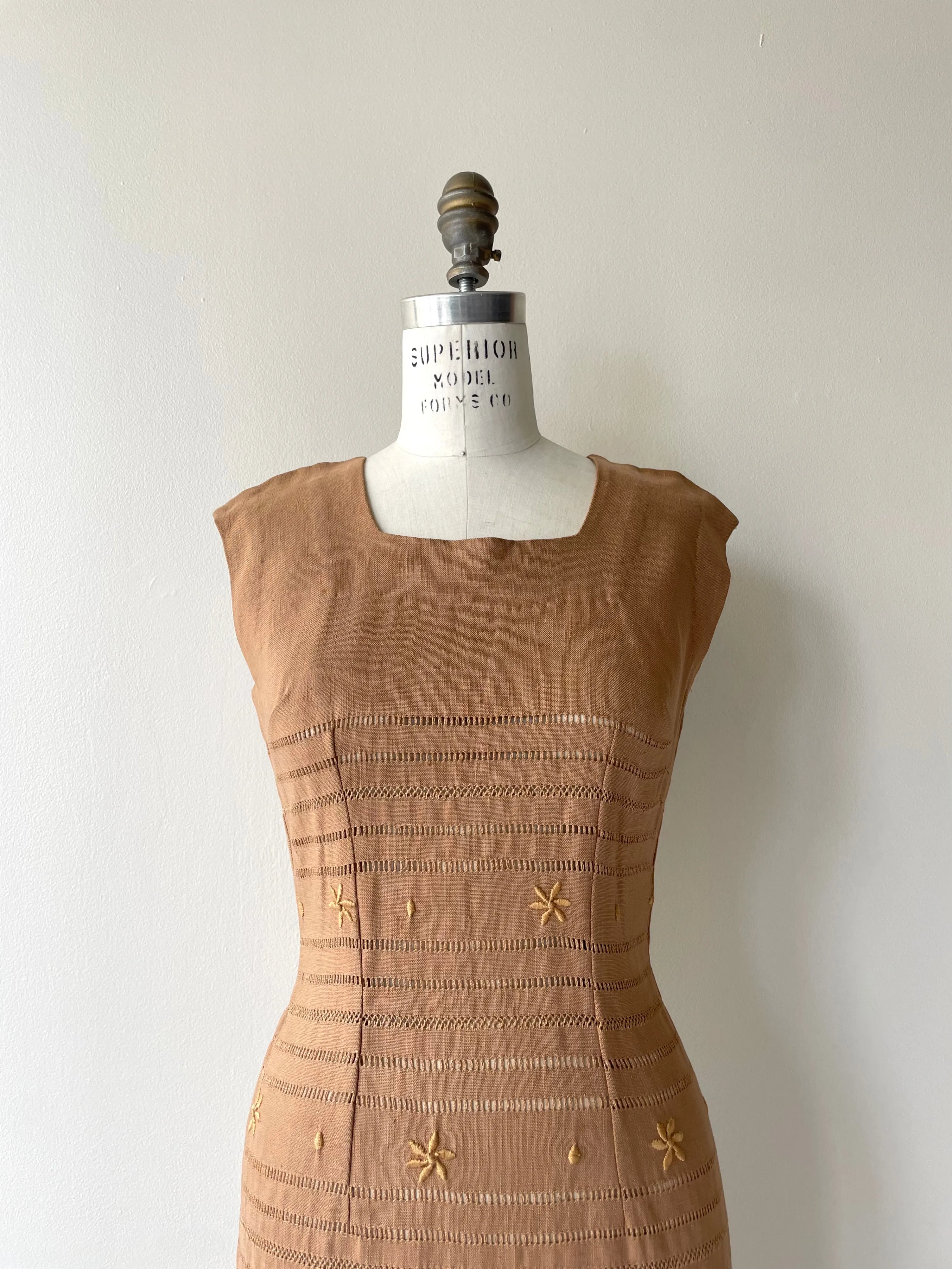 Nanotte Linen Dress | 1950s