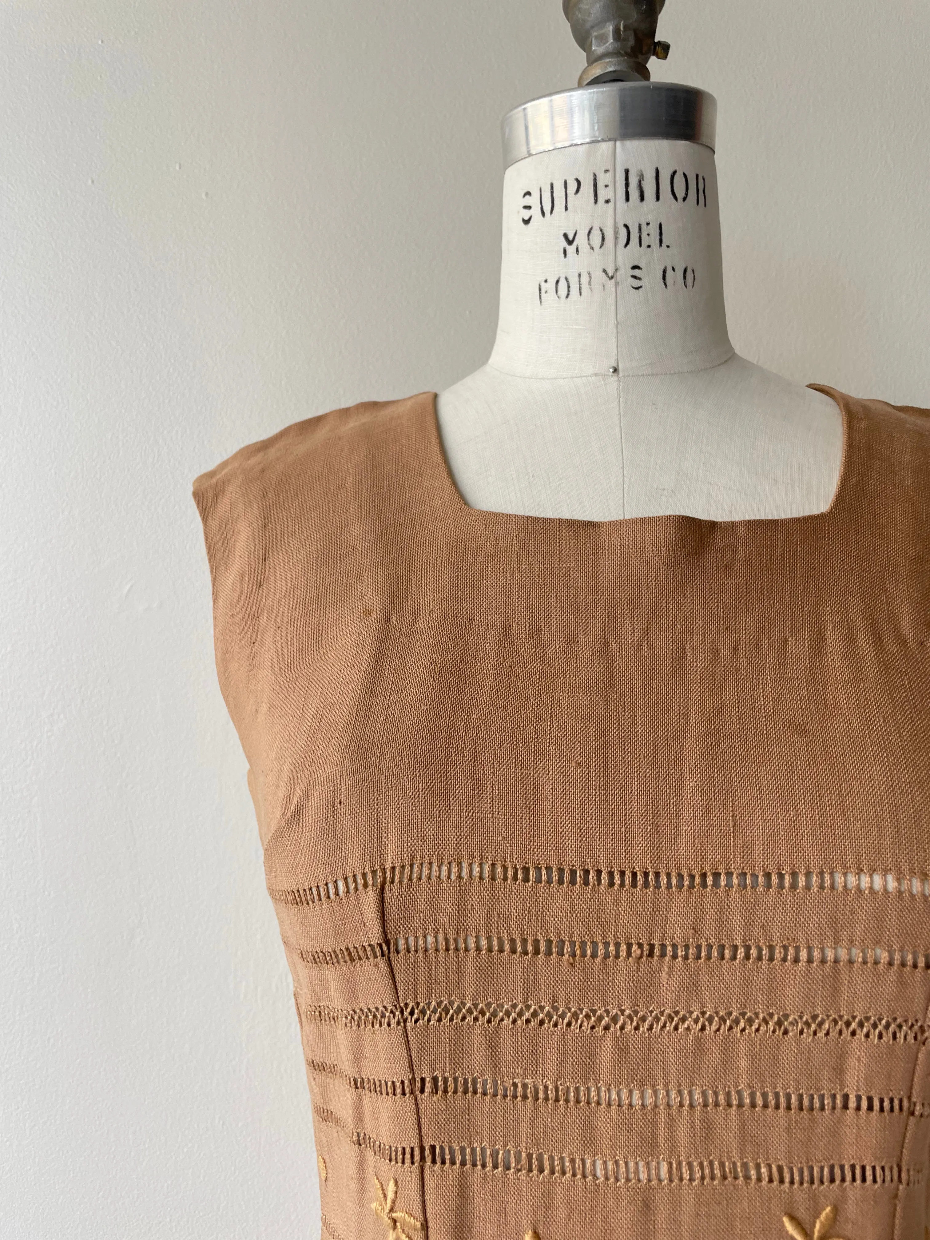 Nanotte Linen Dress | 1950s