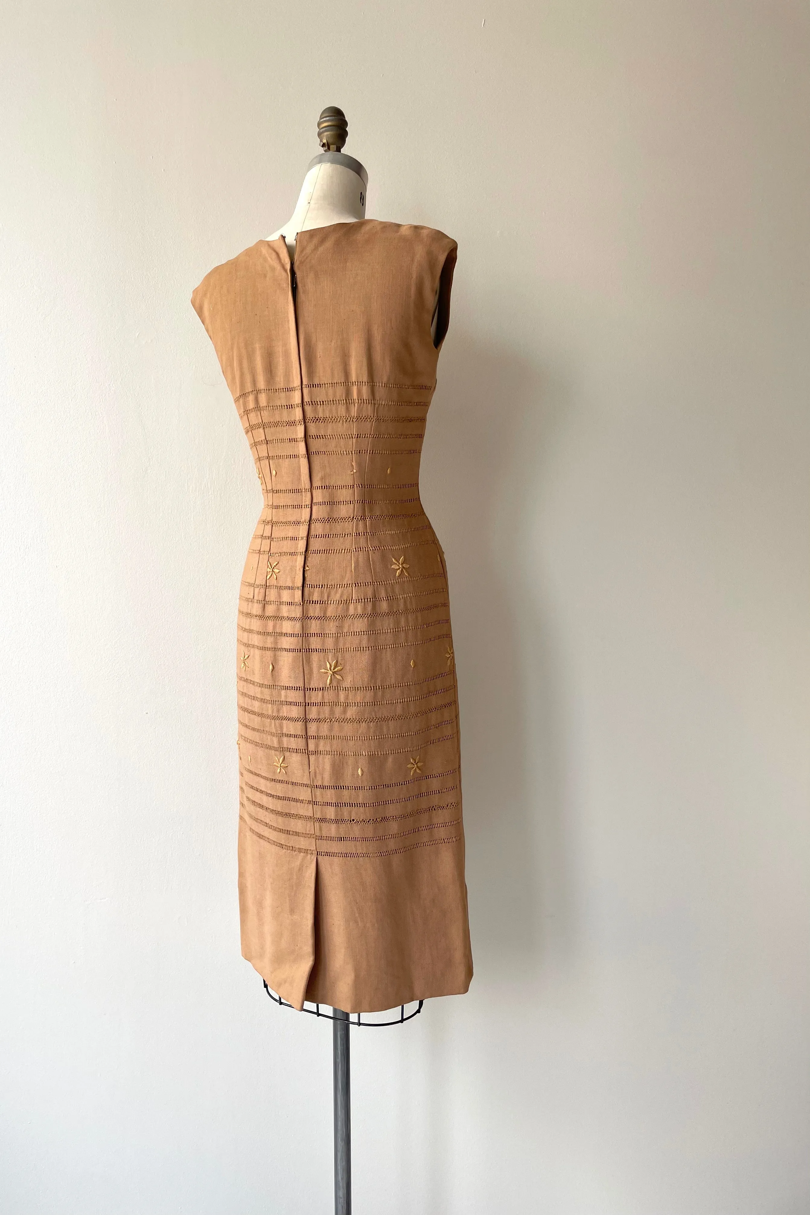 Nanotte Linen Dress | 1950s
