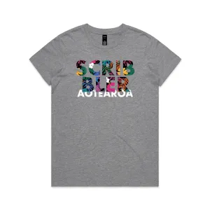 New Paradise - women's printed t-shirt - grey