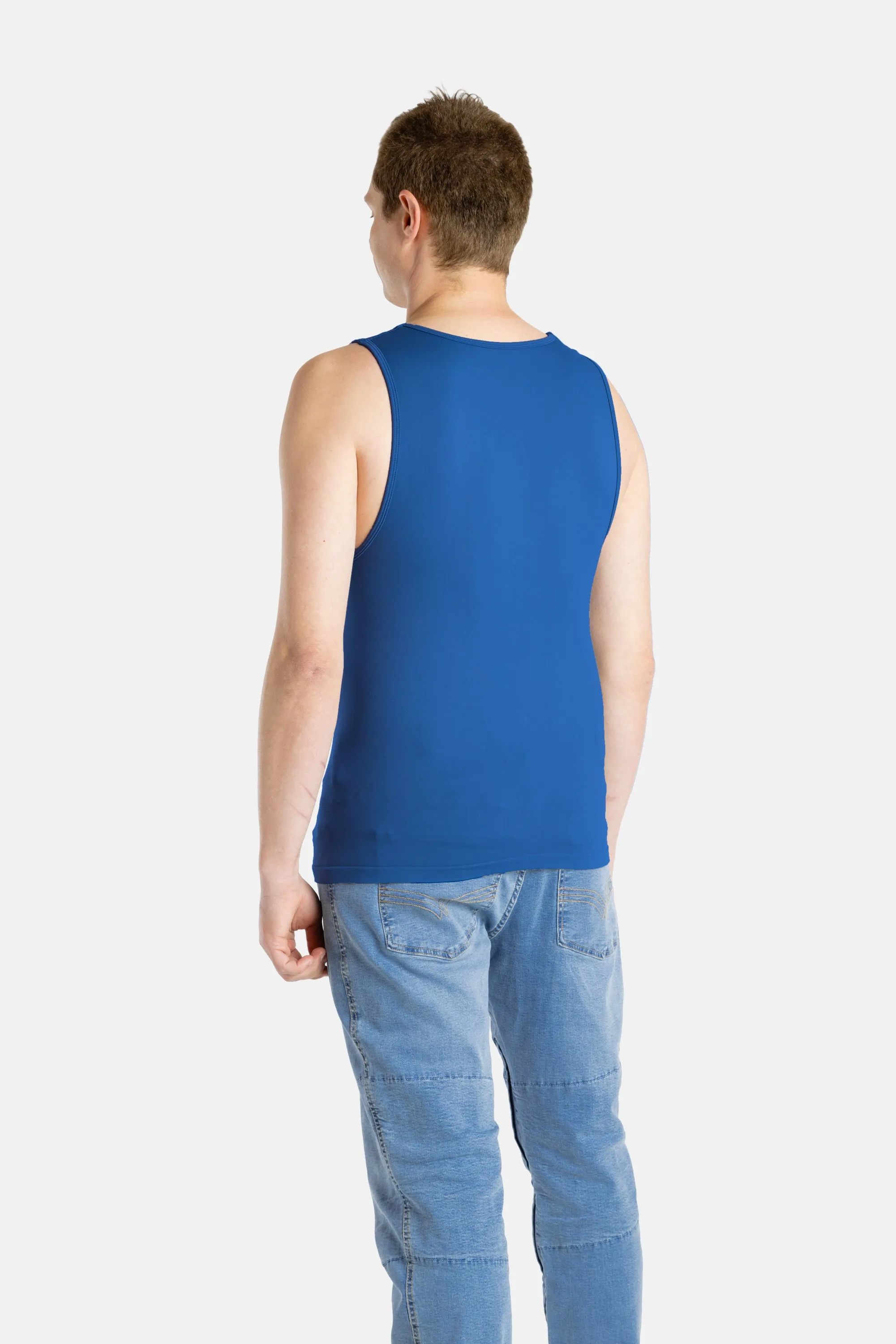 No Limbits Adaptive Men's Navy Sensory Compression Tank