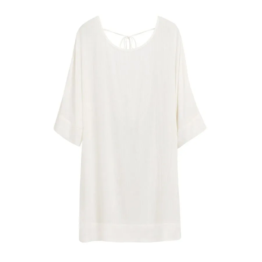 Open Back Mini Tunic