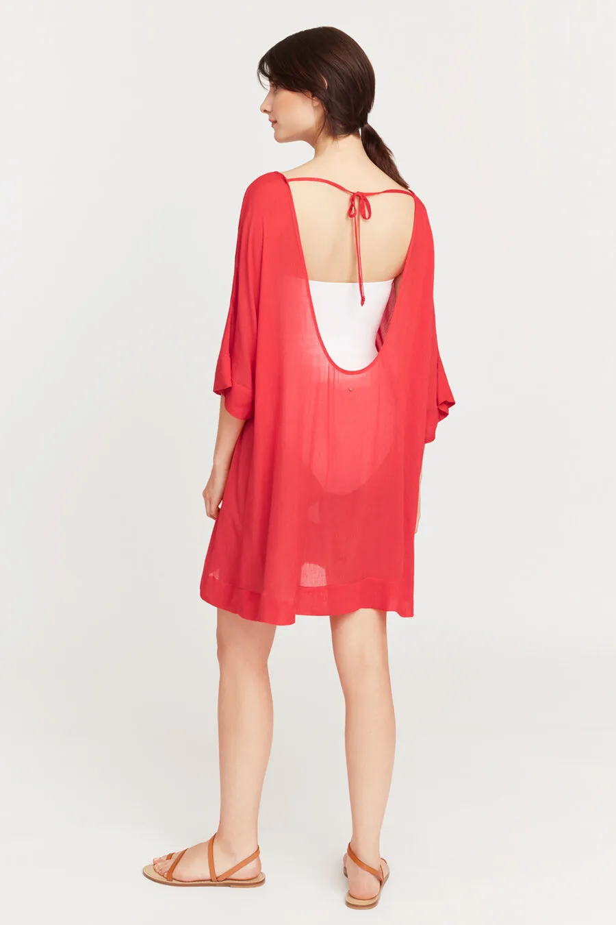 Open Back Mini Tunic