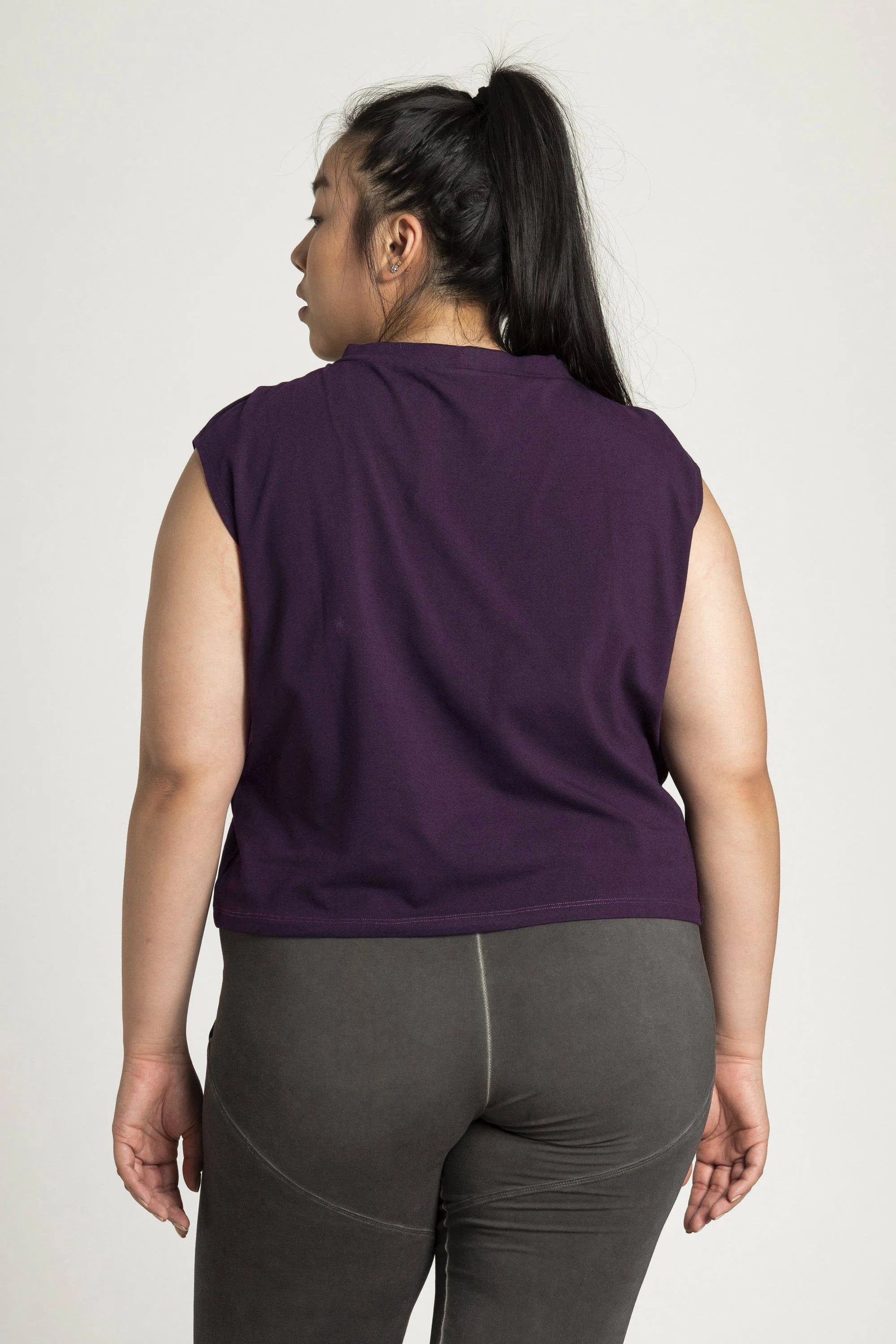 Organic Cotton Cup Sleeve Top