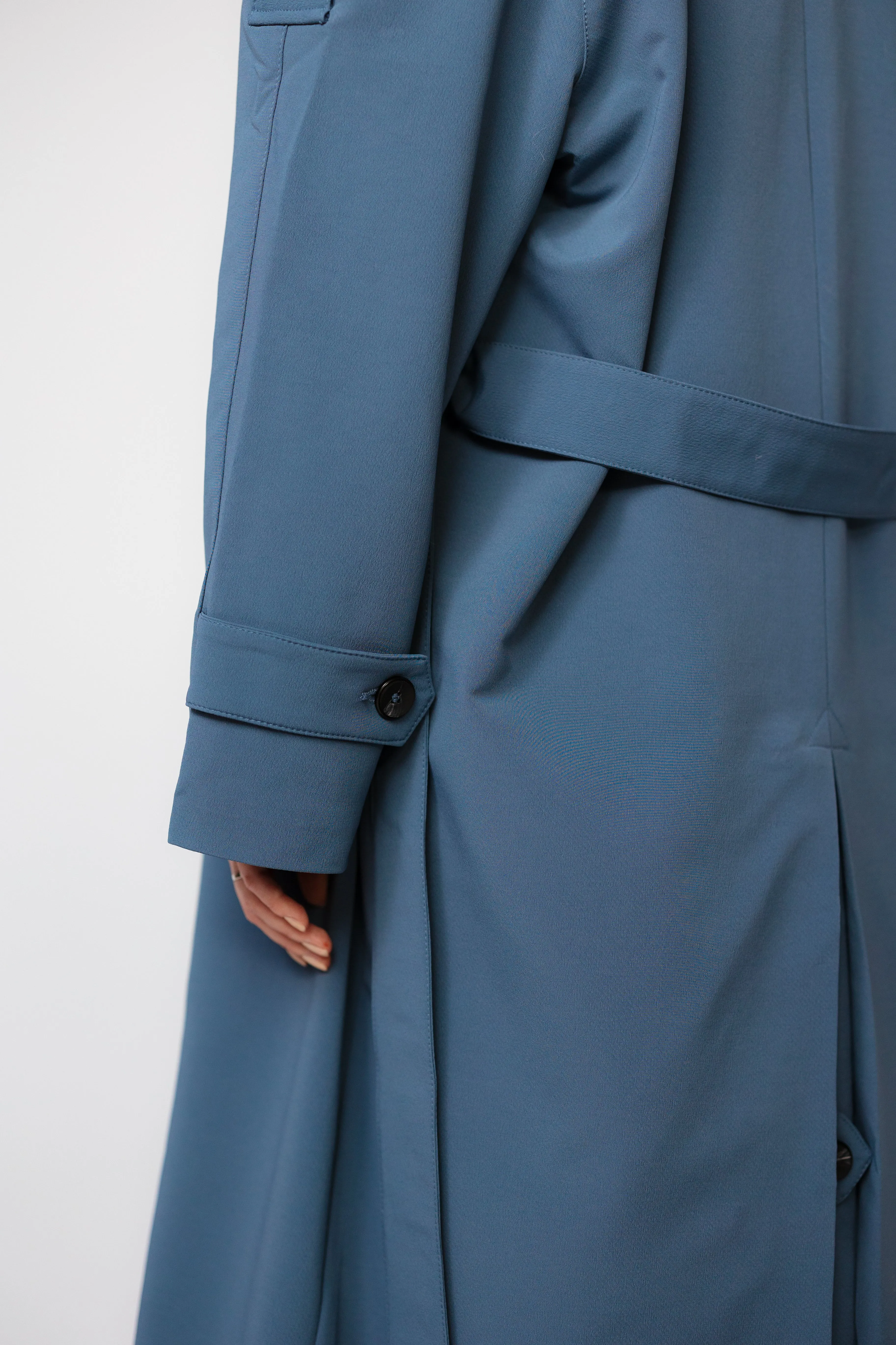 OSLO TRENCH COAT - NAVY