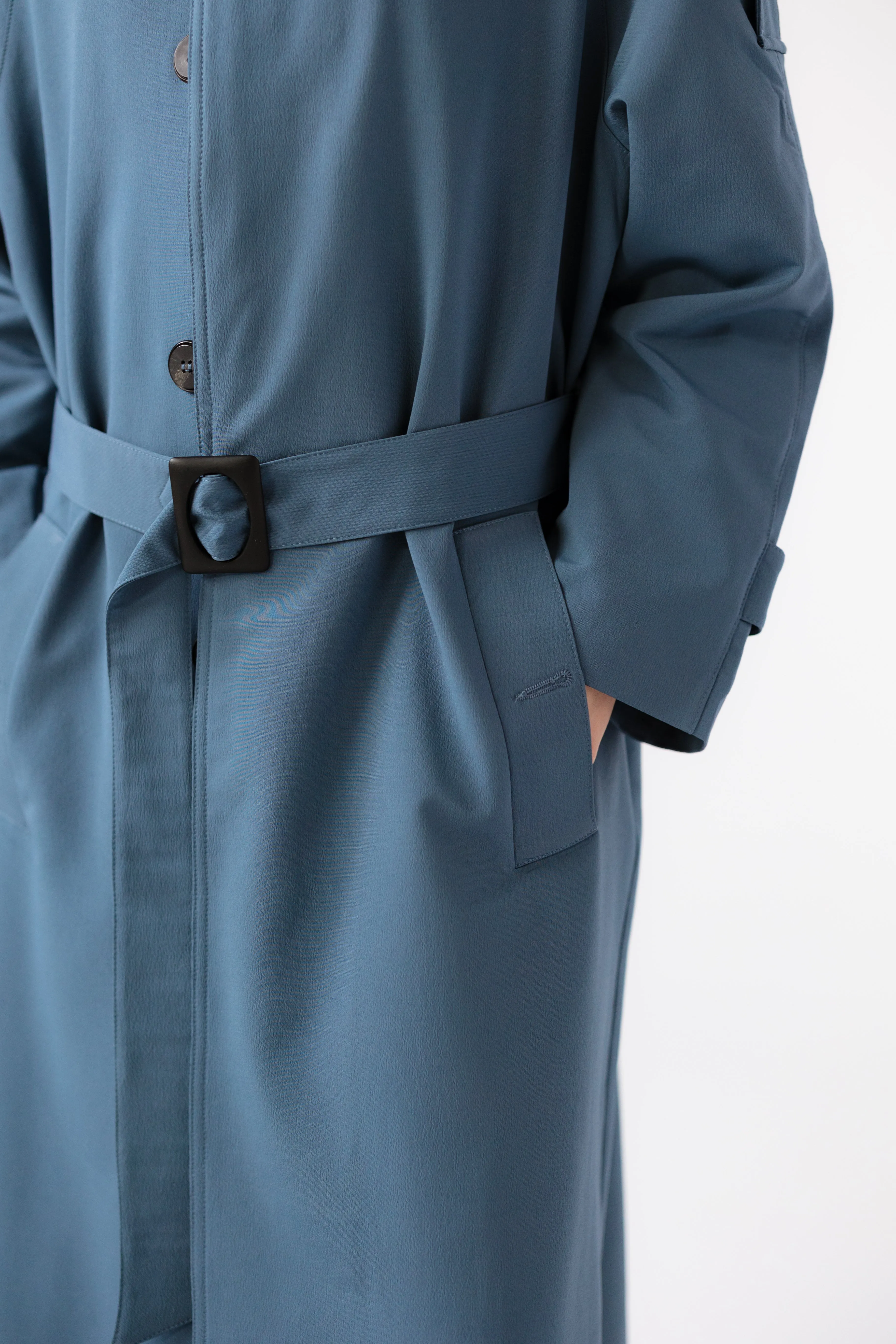 OSLO TRENCH COAT - NAVY