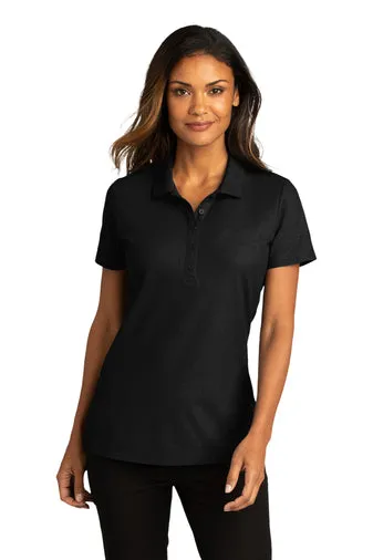 PA Ladies LK810SuperPro React Polo W/ Lindner Dental logo