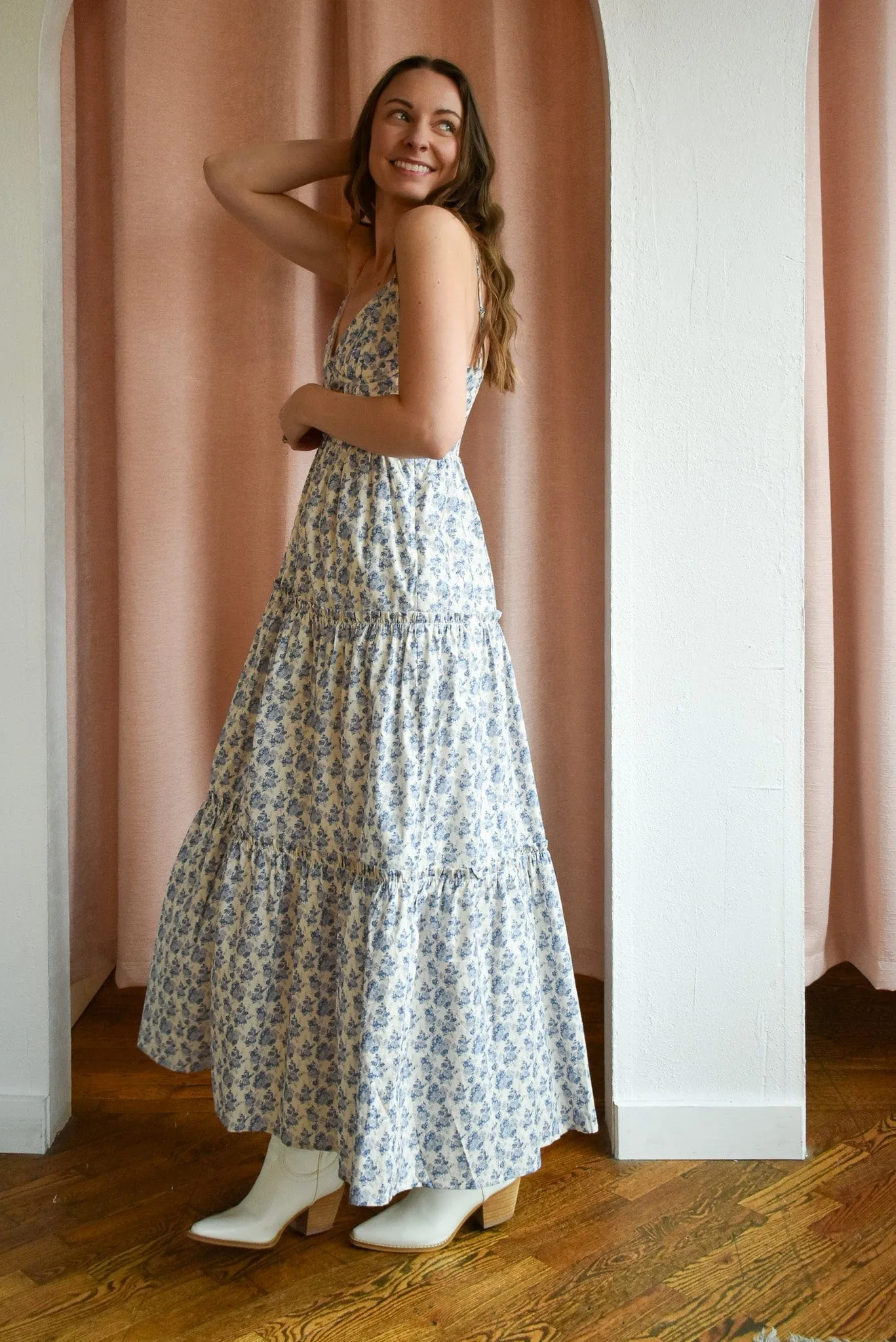 Parisian Bloom Maxi Dress