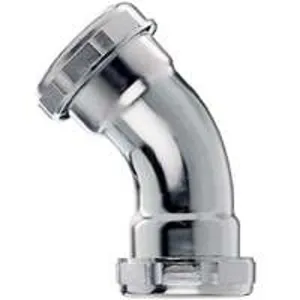 Plumb Pak PP132 Pipe Elbow, 1-1/2 in, 45 deg Angle, Brass :CD: QUANTITY: 1