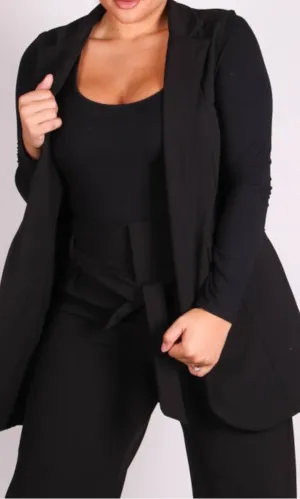 *PLUSSIZE* Gilet zwart Esther