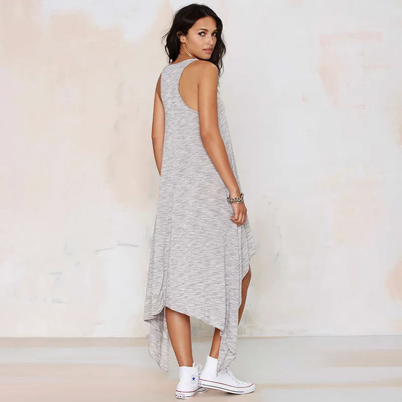 "Love struck" comfy high low maxi fashion dress