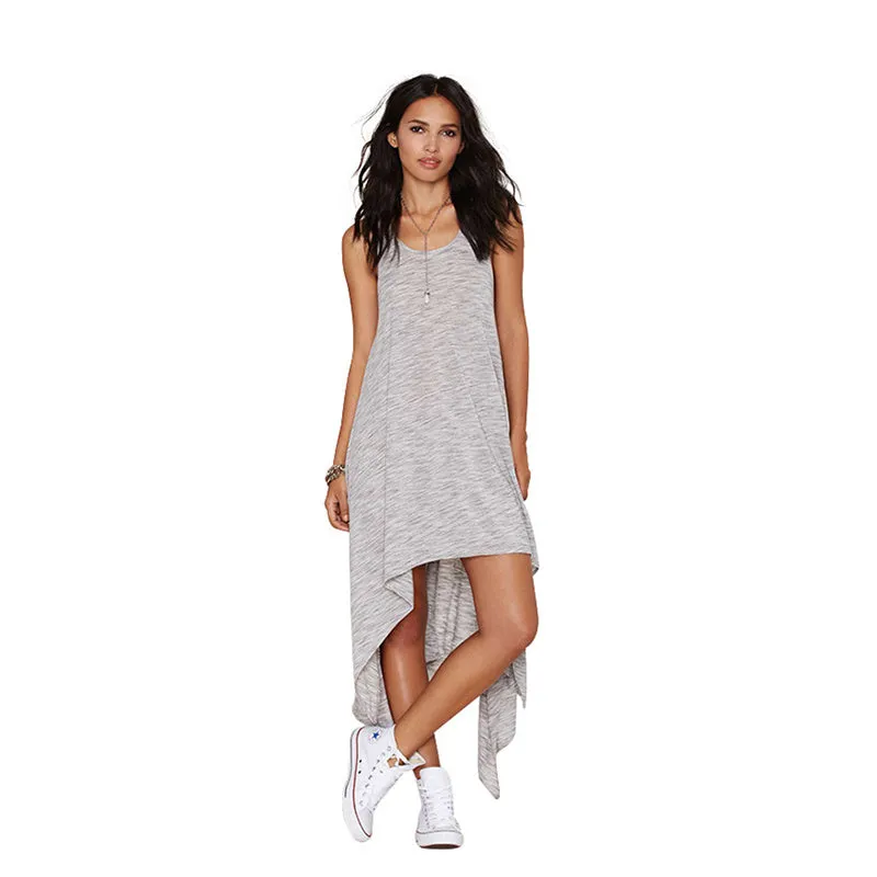 "Love struck" comfy high low maxi fashion dress