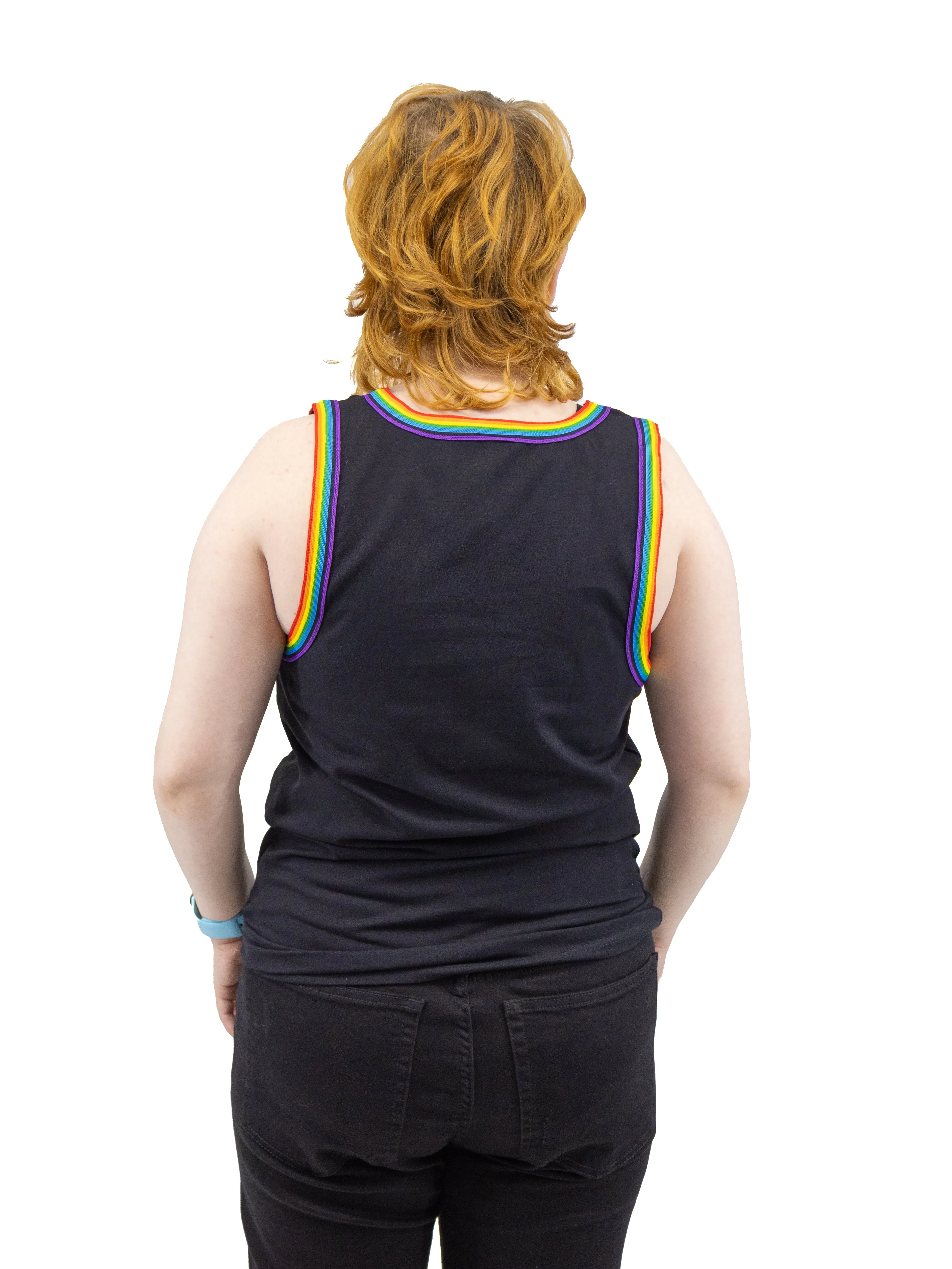 Rainbow Ribbon Tank Top UNISEX