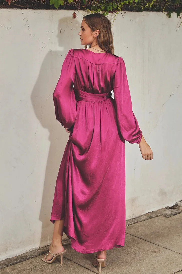Rianna Ruched Maxi Dress