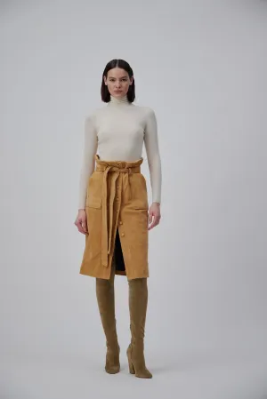 RIB TURTLENECK SWEATER IN TOFU