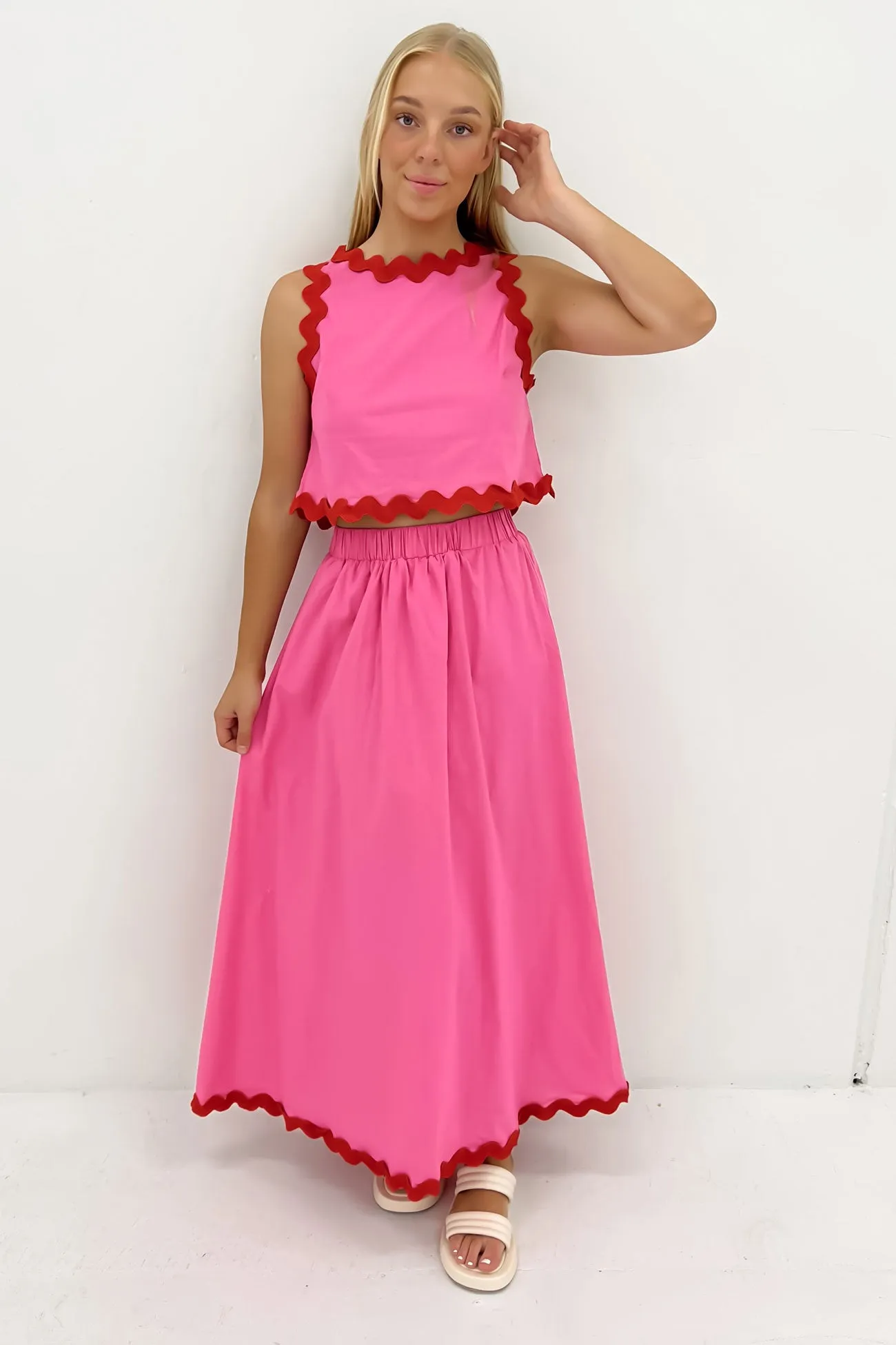 Rylee Set Pink Red