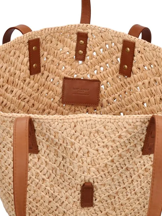 Saint Laurent   Raffia panier bag 