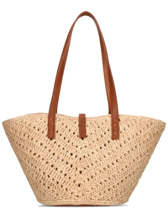 Saint Laurent   Raffia panier bag 