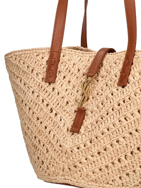 Saint Laurent   Raffia panier bag 