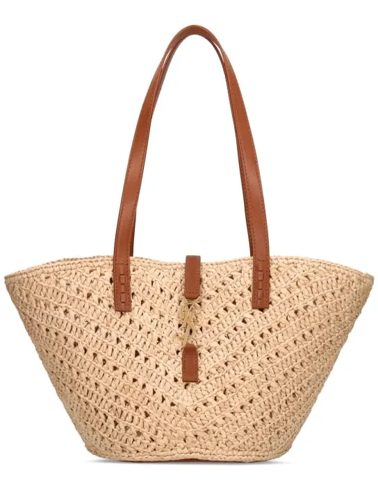 Saint Laurent   Raffia panier bag 