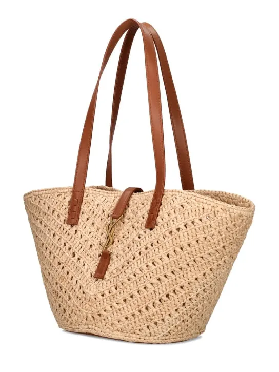 Saint Laurent   Raffia panier bag 