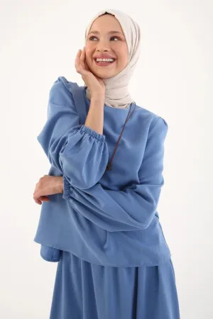 Sky Blue Maxi Set